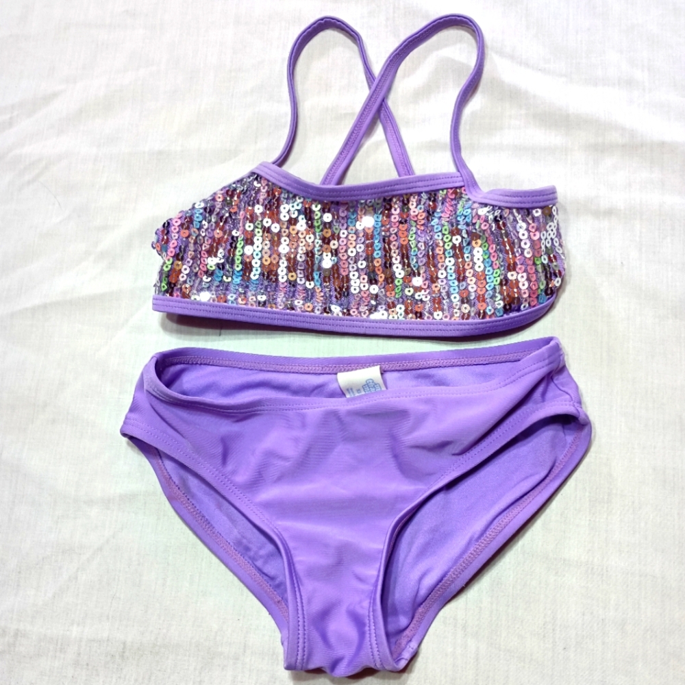 Sequins Swimwear XS Girls
